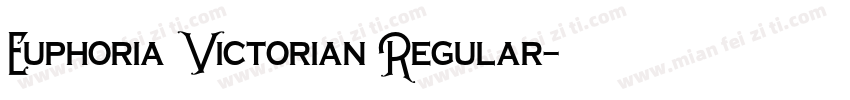 Euphoria Victorian Regular字体转换